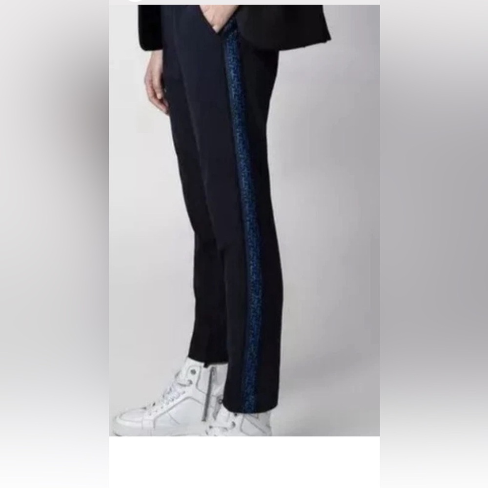 Zadig & Voltaire navy Paula Band pant